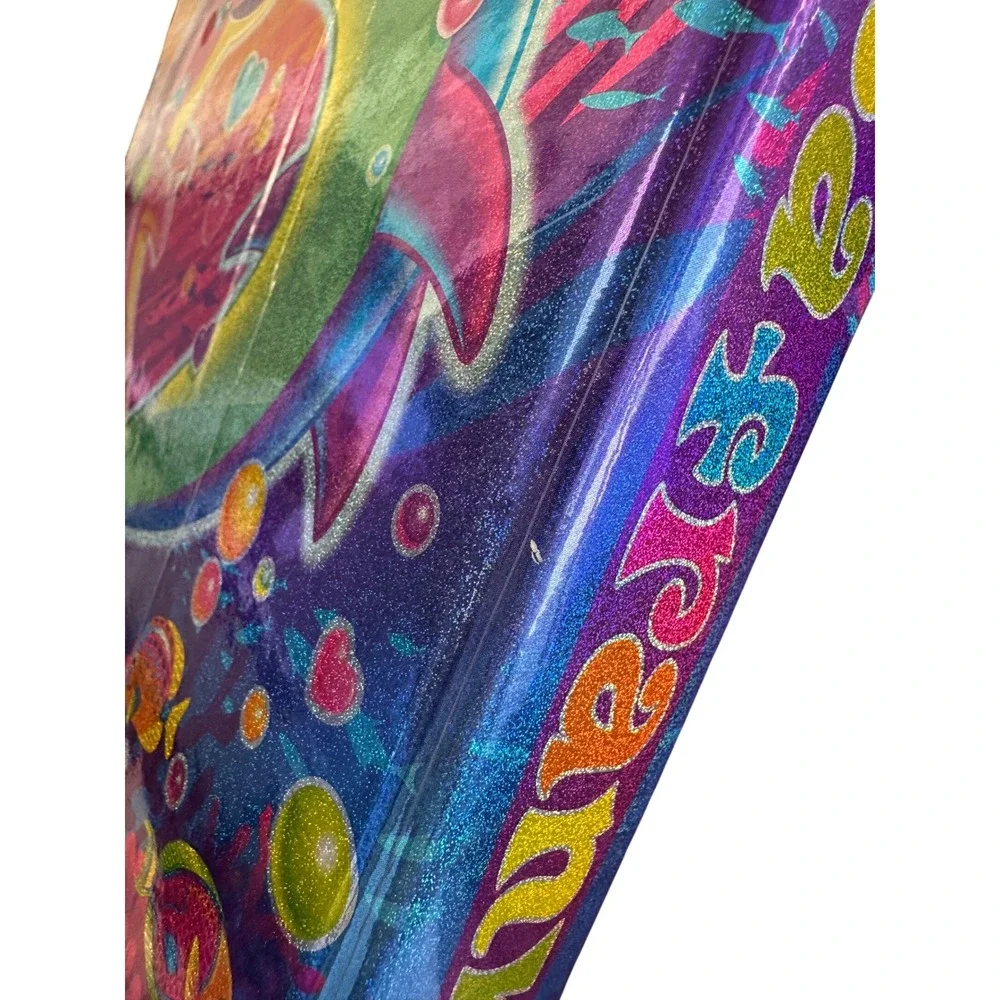 Y2K Lisa Frank Dancing Dolphin 3 Ring Binder Office School Supplies‎ Preppy